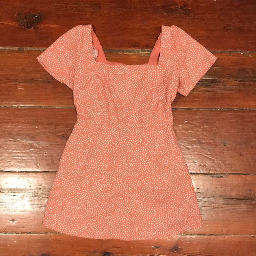 Abercrombie & Fitch Patterned Square-Neck Romper
